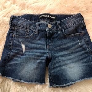 Express shorts size 0